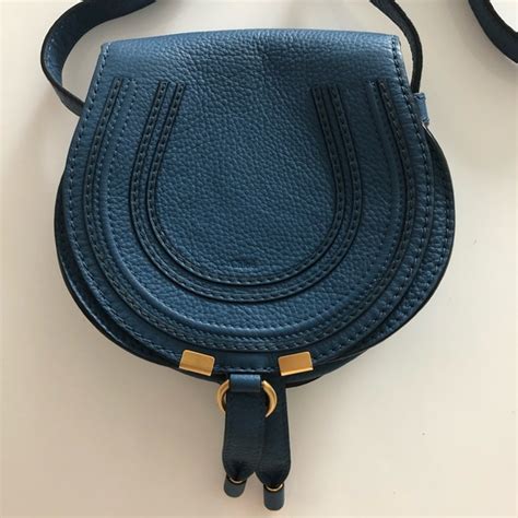 chloe mini marcie bag navy|chloé mini marcie saddle bag.